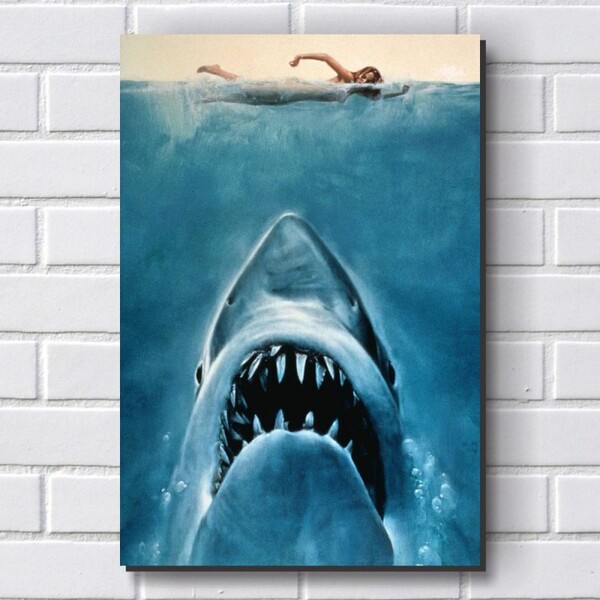 Placa Decorativa em MDF com 20x30cm - Modelo P268 - Tubarão