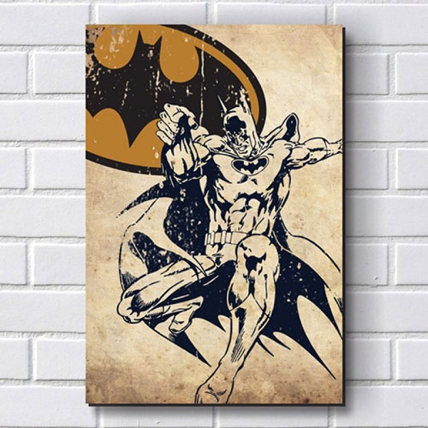 Placa Decorativa em MDF com 20x30cm - Modelo P62 - Batman