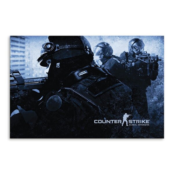 Placa Decorativa Em Mdf Counter-strike 20x30