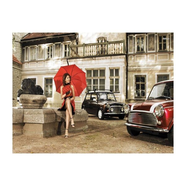 Placa Decorativa Em Mdf Ensaio Fotográfico Carros Antigos 20x