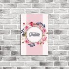 Placa Decorativa Em Mdf Flores Gratidão 20x30