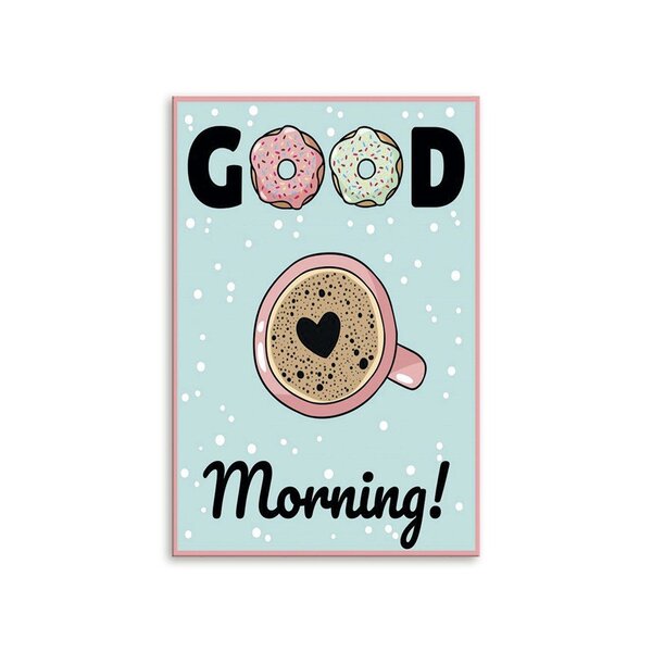 Placa Decorativa Em Mdf Good Morning 20x30