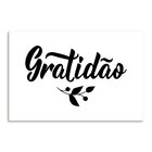 Placa Decorativa Em Mdf Gratidão 20x30