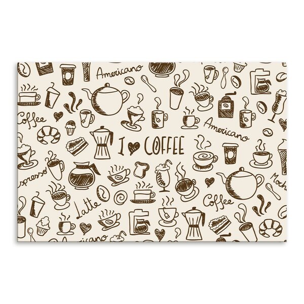 Placa Decorativa Em Mdf I Love Coffee 20x30