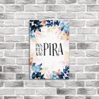 Placa Decorativa Em Mdf Inspira Respira Não Pira  20x30