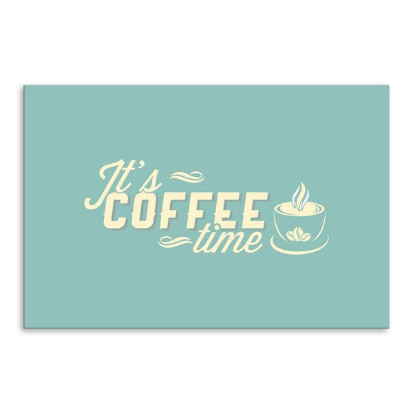 Placa Decorativa Em Mdf It's Coffee Time 20x30