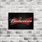 Placa Decorativa Em Mdf Logo Budweiser 20x30