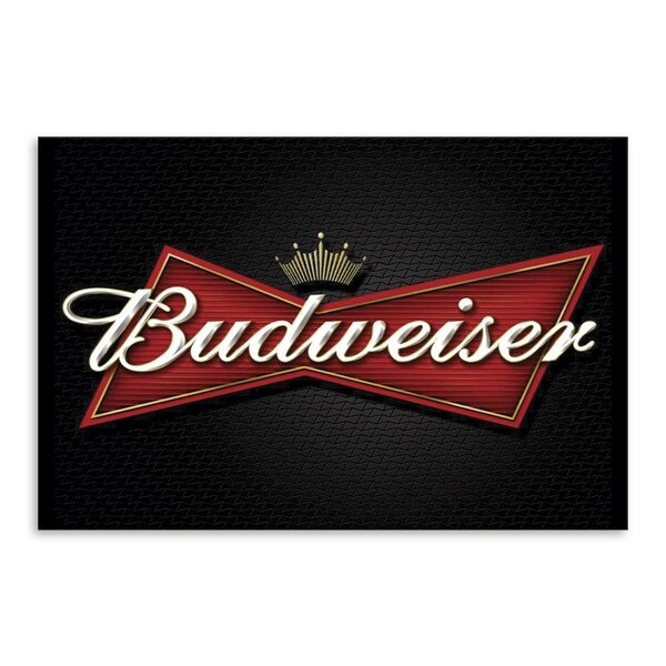 Placa Decorativa Em Mdf Logo Budweiser 20x30