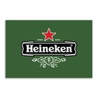 Placa Decorativa Em Mdf Logo Heineken 20x30