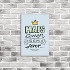 Placa Decorativa Em Mdf Mais Amor Sem Favor 20x30