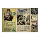 Placa Decorativa Em Mdf Mídias Sociais 20x30