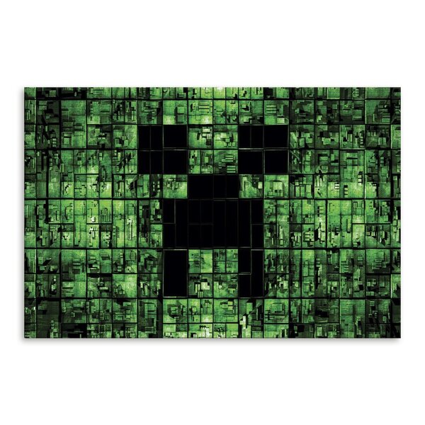 Placa Decorativa Em Mdf Minecraft Gamer 20x30