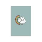 Placa Decorativa Em Mdf Nuvem Arco-íris 20x30