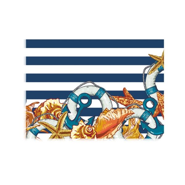 Placa Decorativa Em Mdf Praia Retro Azul 20x30