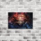 Placa Decorativa Em Mdf Símbolo Super Homem 20x30