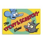Placa Decorativa Em Mdf The Itchy & Scratchy Show 20x30