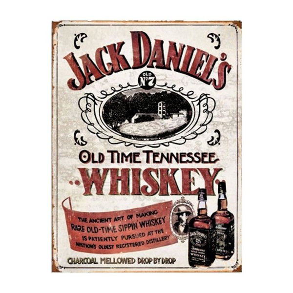 Placa Decorativa Em Mdf Whiskey Jack Daniels Antigo Oldschool