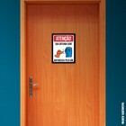 Placa Decorativa Entrada Autorizada Pelo Cão