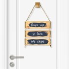 Placa Decorativa Estampa Madeira Roupa Suja Se Lava Em Casa C