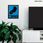 Placa Decorativa Eu Escolho Você Azul