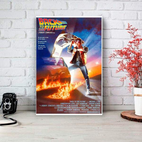 Placa Decorativa Filme De Volta Para O Futuro Mdf 30x45cm
