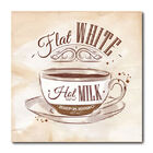 Placa Decorativa - Flat White - 0945plmk