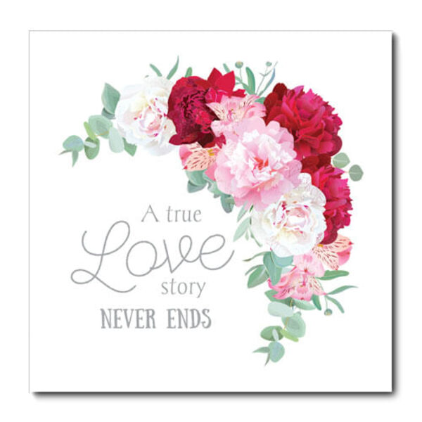 Placa Decorativa - Flores - 2060plmk