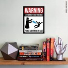 Placa Decorativa Force Lightning