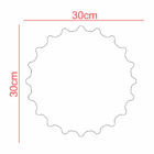 Placa Decorativa Formato Tampinha Cerveja 30cm Tcp-017