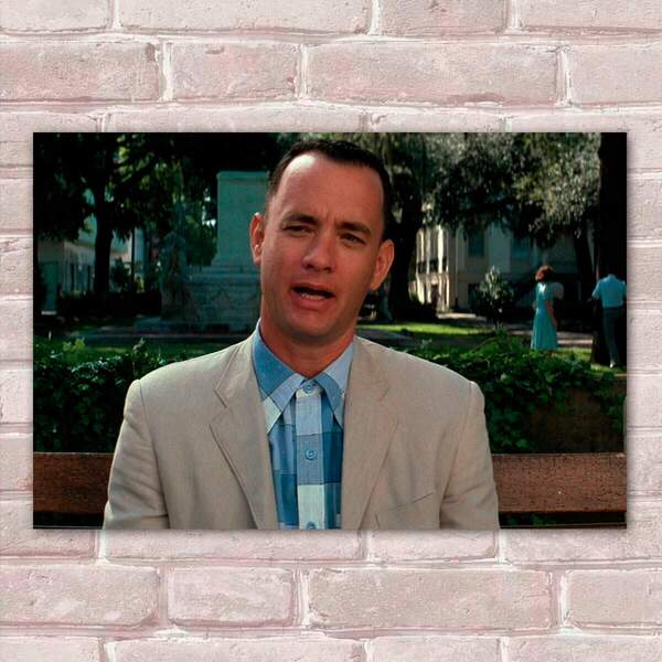 Placa Decorativa Forrest Gump 2 Mdf 30x45cm