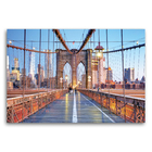 Placa Decorativa Foto New York Ponte Brooklyn 30x40cm