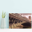 Placa Decorativa Foto Paris Ponte MDF 30x40