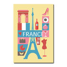 Placa Decorativa - França - 1652plmk