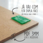 Placa Decorativa Frase De Música 105 Mdf 20x30cm