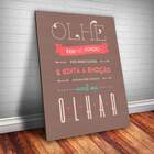 Placa Decorativa Frase De Música 105 Mdf 30x45cm