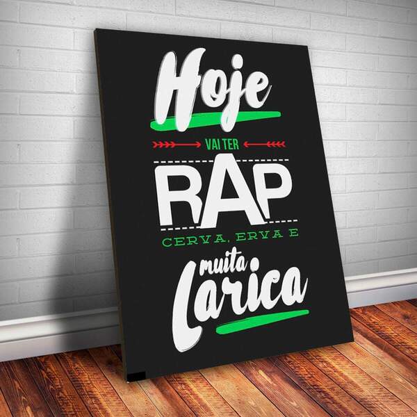 Placa Decorativa Frase De Música 22 Mdf 30x45cm