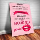 Placa Decorativa Frase De Música 23 Mdf 30x45cm