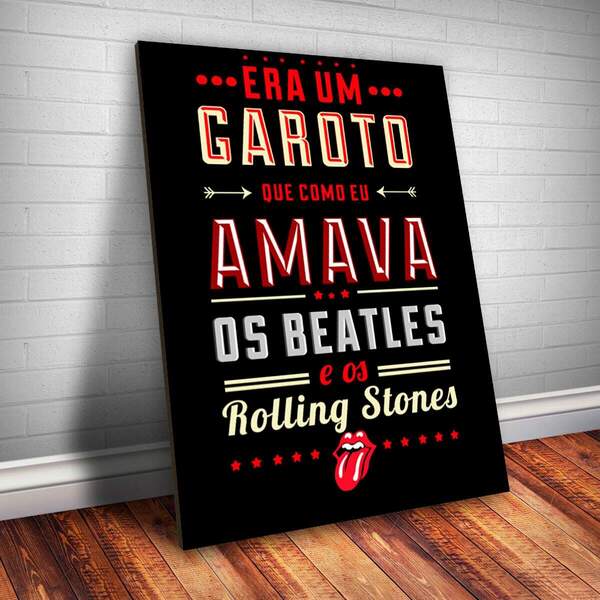 Placa Decorativa Frase De Música 27 Mdf 20x30cm