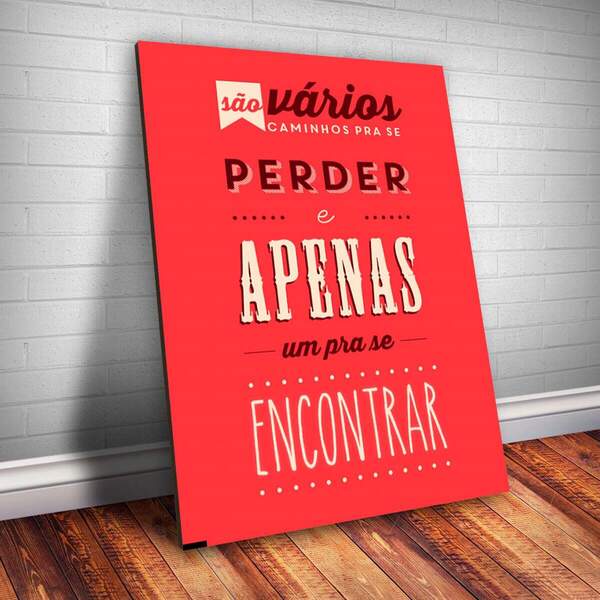 Placa Decorativa Frase De Música 34 Mdf 20x30cm