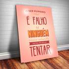 Placa Decorativa Frase De Música 36 Mdf 20x30cm