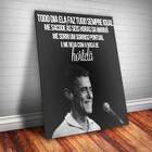 Placa Decorativa Frase De Música 59 Mdf 30x45cm