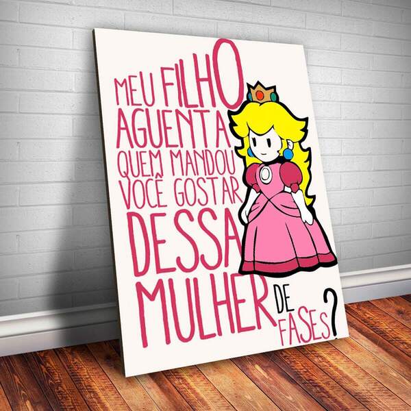 Placa Decorativa Frase De Música 72 Mdf 20x30cm