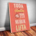 Placa Decorativa Frase De Música 81 Mdf 30x45cm