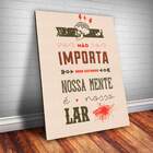 Placa Decorativa Frase De Música 88 Mdf 30x45cm