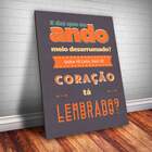 Placa Decorativa Frase De Música 91 Mdf 30x45cm