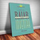 Placa Decorativa Frase De Música 92 Mdf 20x30cm