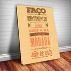 Placa Decorativa Frase De Música 95 Mdf 20x30cm