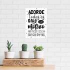 Placa Decorativa Frase Dia Incrível 18x27cm