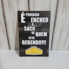 Placa Decorativa - Frases de Boteco - Cerveja P641