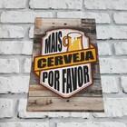 Placa Decorativa - Frases de Boteco - Cerveja P647